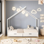 ΚΡΕΒΑΤΙ ΠΑΙΔΙΚΟ ΜΕ ΣΤΡΩΜΑ FB921305.01 ΞΥΛΟ ΠΕΥΚΟΥ ΣΕ ΛΕΥΚΟ--ΣΤΡΩΜΑ 90x190εκ - Image 5