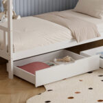 ΚΡΕΒΑΤΙ ΠΑΙΔΙΚΟ ΜΕ ΣΤΡΩΜΑ FB921305.01 ΞΥΛΟ ΠΕΥΚΟΥ ΣΕ ΛΕΥΚΟ--ΣΤΡΩΜΑ 90x190εκ - Image 7