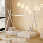 ΚΡΕΒΑΤΙ ΠΑΙΔΙΚΟ ΜΕ ΣΤΡΩΜΑ FB921306.01 ΞΥΛΟ ΠΕΥΚΟΥ ΣΕ ΛΕΥΚΟ--ΣΤΡΩΜΑ 90x190εκ - Image 2