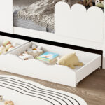 ΚΡΕΒΑΤΙ ΠΑΙΔΙΚΟ ΜΕ ΣΤΡΩΜΑ FB921319 ΞΥΛΟ ΠΕΥΚΟΥ ΣΕ ΛΕΥΚΟ--ΣΤΡΩΜΑ 90x190εκ - Image 7