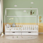 ΚΡΕΒΑΤΙ ΠΑΙΔΙΚΟ ΜΕ ΣΥΡΤΑΡΙΑ FB921324.01 ΞΥΛΟ ΠΕΥΚΟΥ ΛΕΥΚΟ--ΜΕ ΣΤΡΩΜΑ 90x190εκ - Image 5