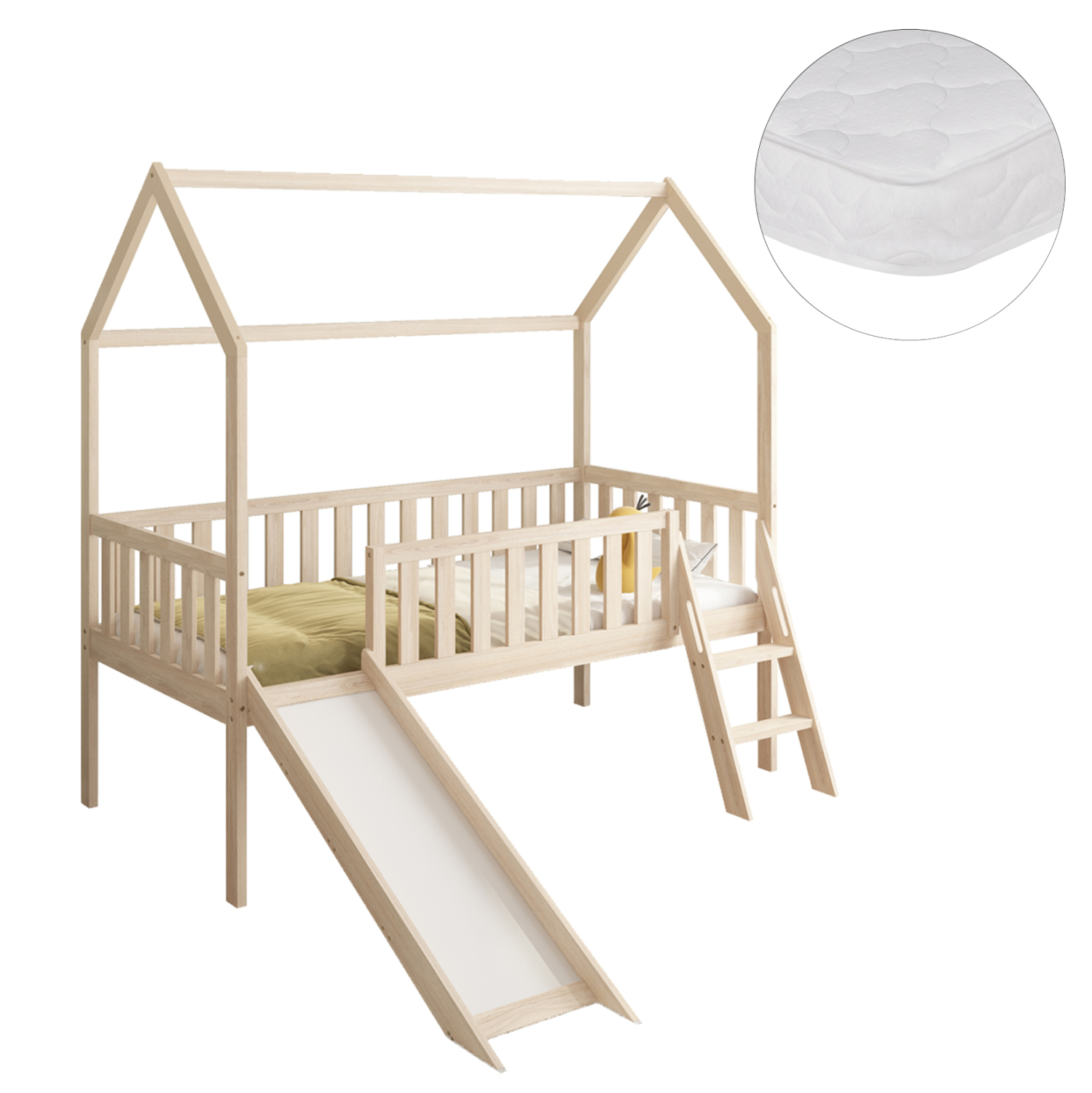 krebati-paidiko-tsoylithra-fb921310-peyk ΚΡΕΒΑΤΙ ΠΑΙΔΙΚΟ ΤΣΟΥΛΗΘΡΑ FB921310 ΠΕΥΚΟ ΣΕ ΦΥΣΙΚΟ--ΜΕ ΣΤΡΩΜΑ 90x190εκ - Image 1