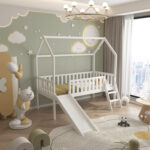 ΚΡΕΒΑΤΙ ΠΑΙΔΙΚΟ ΤΣΟΥΛΗΘΡΑ FB921310.01 ΠΕΥΚΟ ΣΕ ΛΕΥΚΟ--ΜΕ ΣΤΡΩΜΑ 90x190εκ - Image 2