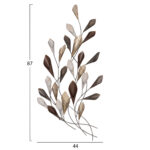 ΜΕΤΑΛΛΙΚΟ ΔΙΑΚΟΣΜΗΤΙΚΟ ΤΟΙΧΟΥ FB97159 ΑΝΘΡΑΚΙ ΧΡΥΣΟ 44x5x87Y εκ. - Image 2