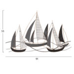 ΜΕΤΑΛΛΙΚΟ ΔΙΑΚΟΣΜΗΤΙΚΟ ΤΟΙΧΟΥ FB97160 ΑΝΘΡΑΚΙ ΛΕΥΚΟ ΧΡΥΣΟ 91x3x55Y εκ. - Image 2