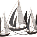 ΜΕΤΑΛΛΙΚΟ ΔΙΑΚΟΣΜΗΤΙΚΟ ΤΟΙΧΟΥ FB97160 ΑΝΘΡΑΚΙ ΛΕΥΚΟ ΧΡΥΣΟ 91x3x55Y εκ. - Image 4