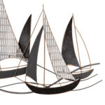 ΜΕΤΑΛΛΙΚΟ ΔΙΑΚΟΣΜΗΤΙΚΟ ΤΟΙΧΟΥ FB97160 ΑΝΘΡΑΚΙ ΛΕΥΚΟ ΧΡΥΣΟ 91x3x55Y εκ. - Image 6