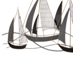 ΜΕΤΑΛΛΙΚΟ ΔΙΑΚΟΣΜΗΤΙΚΟ ΤΟΙΧΟΥ FB97160 ΑΝΘΡΑΚΙ ΛΕΥΚΟ ΧΡΥΣΟ 91x3x55Y εκ. - Image 7