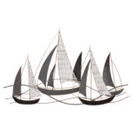 ΜΕΤΑΛΛΙΚΟ ΔΙΑΚΟΣΜΗΤΙΚΟ ΤΟΙΧΟΥ FB97160 ΑΝΘΡΑΚΙ ΛΕΥΚΟ ΧΡΥΣΟ 91x3x55Y εκ. - Image 9