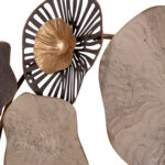 ΜΕΤΑΛΛΙΚΟ ΔΙΑΚΟΣΜΗΤΙΚΟ ΤΟΙΧΟΥ FB97163 ΚΑΦΕ ΕΚΡΟΥ ΧΡΥΣΟ 69x8x69Y εκ. - Image 7