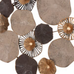 ΜΕΤΑΛΛΙΚΟ ΔΙΑΚΟΣΜΗΤΙΚΟ ΤΟΙΧΟΥ FB97163 ΚΑΦΕ ΕΚΡΟΥ ΧΡΥΣΟ 69x8x69Y εκ. - Image 10