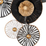 ΜΕΤΑΛΛΙΚΟ ΔΙΑΚΟΣΜΗΤΙΚΟ ΤΟΙΧΟΥ FB97170 ΓΚΡΙ ΕΚΡΟΥ ΧΡΥΣΟ 88x7x51Y εκ. - Image 7