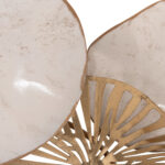 ΜΕΤΑΛΛΙΚΟ ΔΙΑΚΟΣΜΗΤΙΚΟ ΤΟΙΧΟΥ FB97177 ΧΡΥΣΟ ΛΕΥΚΟ 74x10x38Y εκ. - Image 6