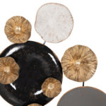 ΜΕΤΑΛΛΙΚΟ ΔΙΑΚΟΣΜΗΤΙΚΟ ΤΟΙΧΟΥ FB97179 ΓΚΡΙ ΧΡΥΣΟ 66x6x38Y εκ. - Image 4