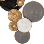 ΜΕΤΑΛΛΙΚΟ ΔΙΑΚΟΣΜΗΤΙΚΟ ΤΟΙΧΟΥ FB97179 ΓΚΡΙ ΧΡΥΣΟ 66x6x38Y εκ. - Image 5