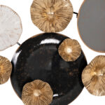 ΜΕΤΑΛΛΙΚΟ ΔΙΑΚΟΣΜΗΤΙΚΟ ΤΟΙΧΟΥ FB97179 ΓΚΡΙ ΧΡΥΣΟ 66x6x38Y εκ. - Image 9