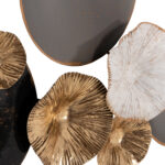 ΜΕΤΑΛΛΙΚΟ ΔΙΑΚΟΣΜΗΤΙΚΟ ΤΟΙΧΟΥ FB97179 ΓΚΡΙ ΧΡΥΣΟ 66x6x38Y εκ. - Image 10