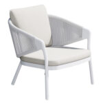 ΠΟΛΥΘΡΟΝΑ ΑΛΟΥΜΙΝΙΟΥ FB96471.02 ΜΕ ΣΧΟΙΝΙ & ΜΑΞΙΛΑΡΙΑ--ΛΕΥΚΟ 71,5x77x70,5Υεκ