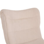 ΠΟΛΥΘΡΟΝΑ FB99605.06 ΕΚΡΟΥ ΜΠΟΥΚΛΕ ΥΦΑΣΜΑ-ΜΑΥΡΑ ΞΥΛΙΝΑ ΠΟΔΙΑ 97x80x100Υ εκ. - Image 7