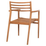 ΠΟΛΥΘΡΟΝΑ FB99936 ΜΑΣΙΦ ΞΥΛΟ TEAK ΣΕ ΦΥΣΙΚΟ 59x60x78,5Υ - Image 5