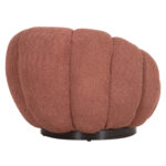 ΠΟΛΥΘΡΟΝΑ ΠΕΡΙΣΤΡΕΦΟΜΕΝΗ FB99601.02 ΡΟΖ ΜΠΟΥΚΛΕ-ΜΑΥΡΗ ΜΕΤΑΛ. ΒΑΣΗ 90x93x65Υεκ. - Image 5