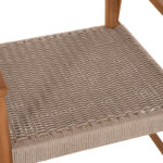 ΠΟΛΥΘΡΟΝΑ ΤΡΑΠΕΖΑΡΙΑΣ FB918351 ΞΥΛΟ TEAK & ΣΧΟΙΝΙ VIRO ΦΥΣΙΚΟ 53,5x60x78Υεκ - Image 8