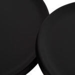 ΣΕΤ 2 ΤΡΑΠΕΖΙΑ ΣΑΛΟΝΙΟΥ FB918304.02 ΜΕΤΑΛΛΟ ΣΕ ΜΑΥΡΟ Φ49εκ & Φ69εκ - Image 10