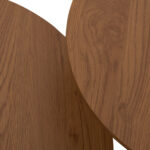 ΣΕΤ 2 ΤΡΑΠΕΖΙΑ ΣΑΛΟΝΙΟΥ FB918308.01 ΜΕΤΑΛΛΟ ΛΕΥΚΟ--MDF ΣΕ ΦΥΣΙΚΟ Φ50εκ & Φ70εκ - Image 5