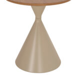 ΣΕΤ 2 ΤΡΑΠΕΖΙΑ ΣΑΛΟΝΙΟΥ FB918308.04 ΜΕΤΑΛΛΟ ΣΑΜΠΑΝΙ--MDF ΣΕ ΦΥΣΙΚΟ Φ50εκ & Φ70εκ - Image 8