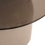 ΣΕΤ 2 ΤΡΑΠΕΖΙΑ ΣΑΛΟΝΙΟΥ FB918313.04 ΜΠΕΖ ΜΕΤΑΛ.ΒΑΣΕΙΣ--ΓΥΑΛΙ Φ50εκ & Φ80εκ - Image 6