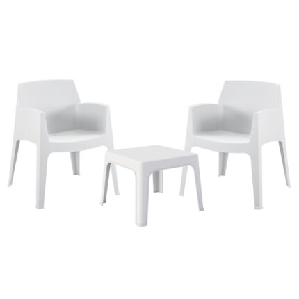 ΣΕΤ 3ΤΜΧ ΠΟΛΥΠΡΟΠΥΛΕΝΙΟΥ FB921267.01 ΤΡΑΠΕΖΑΚΙ & 2 ΠΟΛΥΘΡΟΝΕΣ-ΛΕΥΚΟ