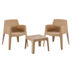 ΣΕΤ 3ΤΜΧ ΠΟΛΥΠΡΟΠΥΛΕΝΙΟΥ FB921267.03 ΤΡΑΠΕΖΑΚΙ & 2 ΠΟΛΥΘΡΟΝΕΣ-ΚΑΠΟΥΤΣΙΝΟ