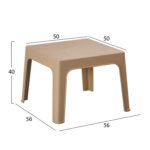 ΣΕΤ 3ΤΜΧ ΠΟΛΥΠΡΟΠΥΛΕΝΙΟΥ FB921267.03 ΤΡΑΠΕΖΑΚΙ & 2 ΠΟΛΥΘΡΟΝΕΣ-ΚΑΠΟΥΤΣΙΝΟ - Image 3