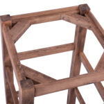 ΣΚΑΜΠΟ ΞΥΛΙΝΟ Χ.ΠΛΑΤΗ ΣΚΕΛΕΤΟΣ ΚΑΡΥΔΙ ΕΜΠΟΤΙΣΜΟΣ FB95583.01 35x35x75 εκ. - Image 4