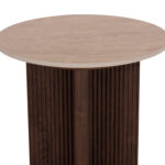 ΤΡΑΠΕΖΙ ΒΟΗΘΗΤΙΚΟ FB918330 ΚΕΡΑΜΙΚΟ TOP ΟΨΗ ΤΡΑΒΕΡΤΙΝΑΣ-MDF ΒΑΣΗ ΚΑΦΕ Φ45x50Υεκ. - Image 4