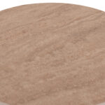 ΤΡΑΠΕΖΙ ΒΟΗΘΗΤΙΚΟ FB918330 ΚΕΡΑΜΙΚΟ TOP ΟΨΗ ΤΡΑΒΕΡΤΙΝΑΣ-MDF ΒΑΣΗ ΚΑΦΕ Φ45x50Υεκ. - Image 6