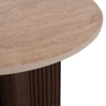 ΤΡΑΠΕΖΙ ΒΟΗΘΗΤΙΚΟ FB918330 ΚΕΡΑΜΙΚΟ TOP ΟΨΗ ΤΡΑΒΕΡΤΙΝΑΣ-MDF ΒΑΣΗ ΚΑΦΕ Φ45x50Υεκ. - Image 7