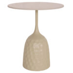 ΤΡΑΠΕΖΙ ΣΑΛΟΝΙΟΥ FB918317.04 ΒΑΣΗ ΣΑΜΠΑΝΙ--ΚΕΡΑΜΙΚΟ TOP TRAVERTINE STONE Φ50 - Image 6