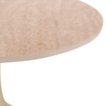 ΤΡΑΠΕΖΙ ΣΑΛΟΝΙΟΥ FB918317.04 ΒΑΣΗ ΣΑΜΠΑΝΙ--ΚΕΡΑΜΙΚΟ TOP TRAVERTINE STONE Φ50 - Image 8