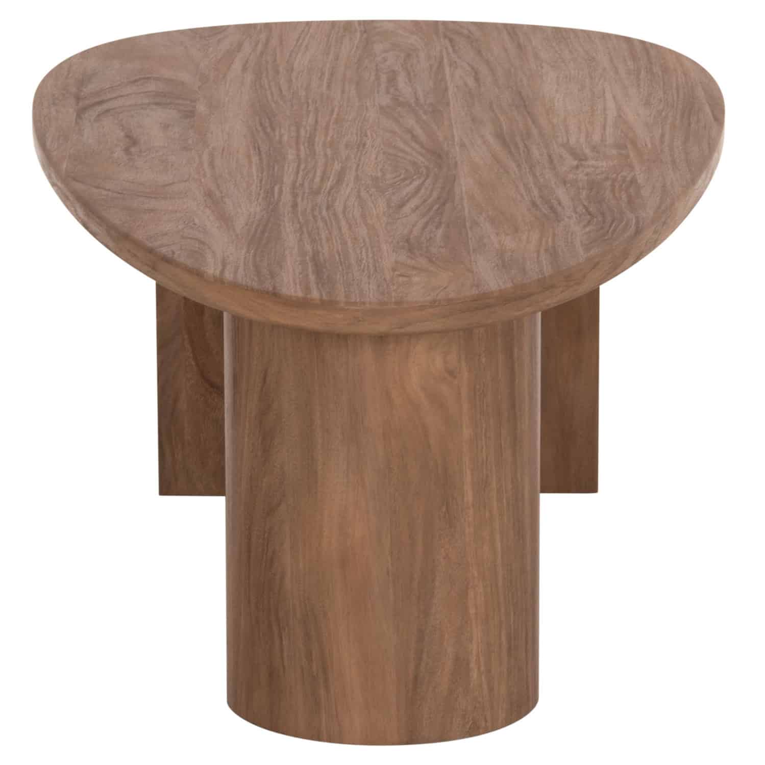 ΤΡΑΠΕΖΙ ΣΑΛΟΝΙΟΥ ΟΒΑΛ FB918327 MDF ΣΕ SONAMA ΧΡΩΜΑ 110x60x40Υεκ - Image 5