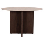 ΤΡΑΠΕΖΙ ΤΡΑΠΕΖΑΡΙΑΣ ΣΤΡΟΓΓΥΛO FB918331 ΚΕΡΑΜΙΚΟ TOP ΟΨΗ ΤΡΑΒΕΡΤΙΝΑΣ Φ120x76Υεκ - Image 3