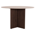 ΤΡΑΠΕΖΙ ΤΡΑΠΕΖΑΡΙΑΣ ΣΤΡΟΓΓΥΛO FB918331 ΚΕΡΑΜΙΚΟ TOP ΟΨΗ ΤΡΑΒΕΡΤΙΝΑΣ Φ120x76Υεκ - Image 4