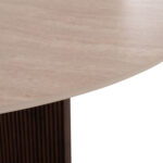 ΤΡΑΠΕΖΙ ΤΡΑΠΕΖΑΡΙΑΣ ΣΤΡΟΓΓΥΛO FB918331 ΚΕΡΑΜΙΚΟ TOP ΟΨΗ ΤΡΑΒΕΡΤΙΝΑΣ Φ120x76Υεκ - Image 7