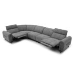 ΓΩΝΙΑΚΟΣ ΚΑΝΑΠΕΣ ΜΕ RECLINE FB93290.01 ΓΚΡΙ ΥΦΑΣΜΑ 293x293x98Υεκ. - Image 7