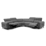 ΓΩΝΙΑΚΟΣ ΚΑΝΑΠΕΣ ΜΕ RECLINE FB93290.01 ΓΚΡΙ ΥΦΑΣΜΑ 293x293x98Υεκ. - Image 8
