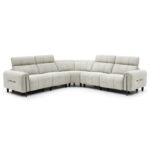 ΓΩΝΙΑΚΟΣ ΚΑΝΑΠΕΣ ΜΕ RECLINE FB93290.02 ΜΠΕΖ ΥΦΑΣΜΑ 293x293x98Υεκ.