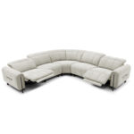 ΓΩΝΙΑΚΟΣ ΚΑΝΑΠΕΣ ΜΕ RECLINE FB93290.02 ΜΠΕΖ ΥΦΑΣΜΑ 293x293x98Υεκ. - Image 6