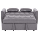 ΚΑΝΑΠΕΣ ΚΡΕΒΑΤΙ 2-ΘΕΣΙΟΣ FB93289.01 ΓΚΡΙ ΥΦΑΣΜΑ 140x100x80Υεκ - Image 7