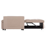 ΚΑΝΑΠΕΣ ΚΡΕΒΑΤΙ 2-ΘΕΣΙΟΣ FB93289.03 ΜΠΕΖ ΥΦΑΣΜΑ 140x100x80Υεκ - Image 7