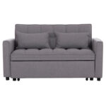 ΚΑΝΑΠΕΣ ΚΡΕΒΑΤΙ 2-ΘΕΣΙΟΣ FB93289.11 ΓΚΡΙ ΥΦΑΣΜΑ 140x100x80Υεκ - Image 4